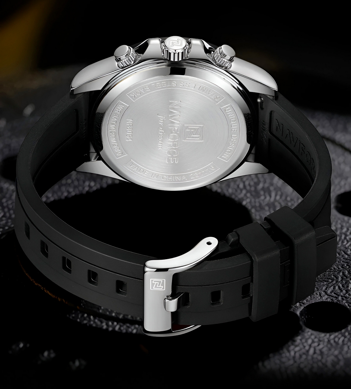Reloj Naviforce Casual Nf8054 Goma Hombre